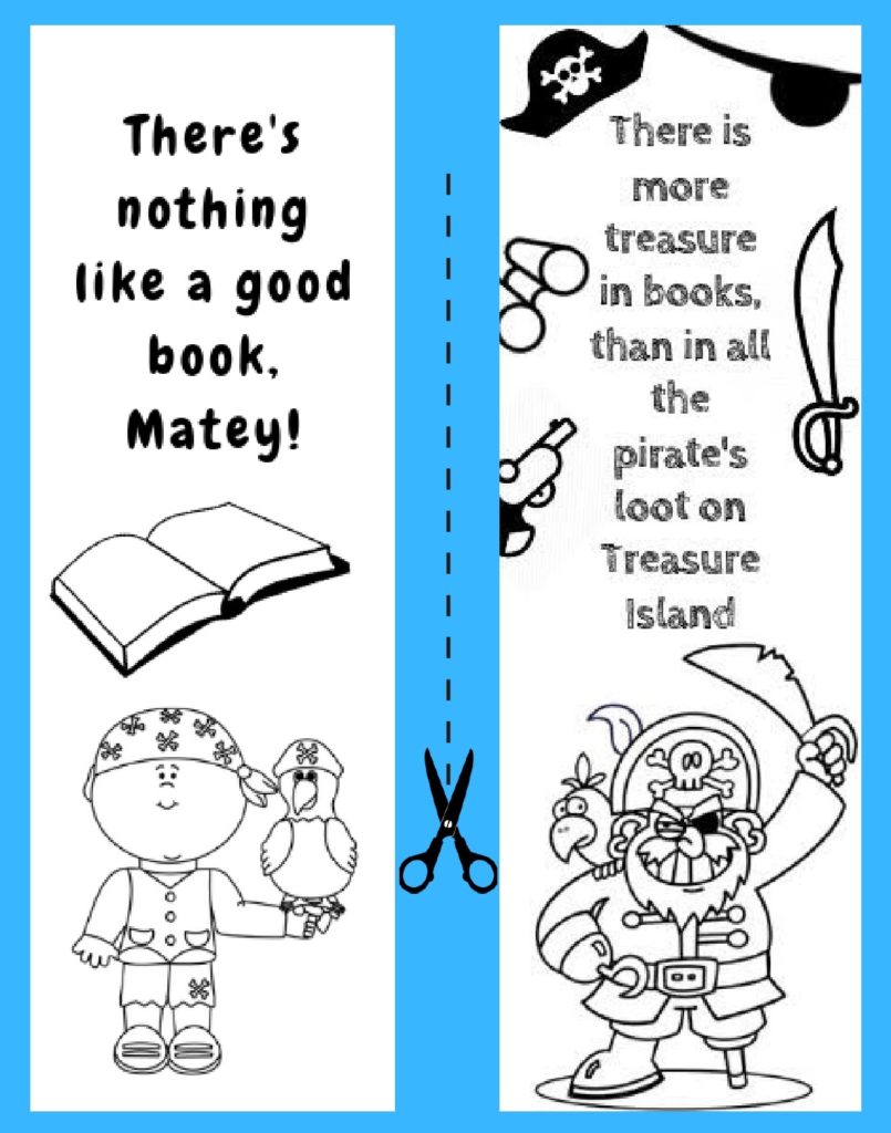 DIY Bookmark - Pirate Theme DIY Bookmark - Pirate Theme - Pirates By Kiddingly page 0007 805x1024